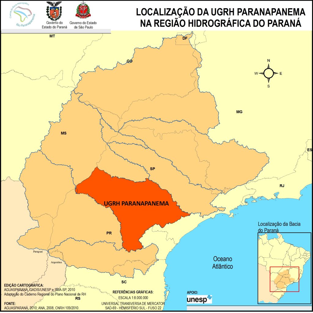 Mapas Rio Paranapanema